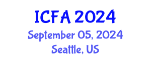 International Conference on Fisheries and Aquaculture (ICFA) September 05, 2024 - Seattle, United States