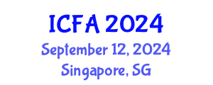 International Conference on Fisheries and Aquaculture (ICFA) September 12, 2024 - Singapore, Singapore