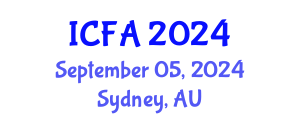 International Conference on Fisheries and Aquaculture (ICFA) September 05, 2024 - Sydney, Australia