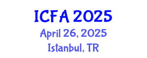 International Conference on Fisheries and Aquaculture (ICFA) April 26, 2025 - Istanbul, Turkey