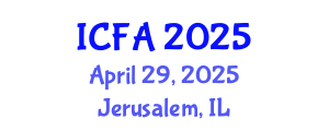 International Conference on Fisheries and Aquaculture (ICFA) April 29, 2025 - Jerusalem, Israel
