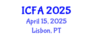 International Conference on Fisheries and Aquaculture (ICFA) April 15, 2025 - Lisbon, Portugal
