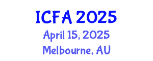 International Conference on Fisheries and Aquaculture (ICFA) April 15, 2025 - Melbourne, Australia