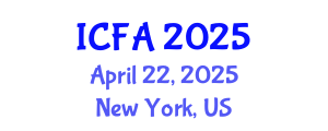 International Conference on Fisheries and Aquaculture (ICFA) April 22, 2025 - New York, United States