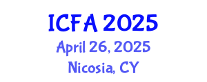 International Conference on Fisheries and Aquaculture (ICFA) April 26, 2025 - Nicosia, Cyprus