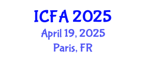 International Conference on Fisheries and Aquaculture (ICFA) April 19, 2025 - Paris, France