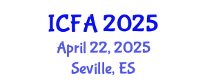 International Conference on Fisheries and Aquaculture (ICFA) April 22, 2025 - Seville, Spain