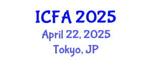 International Conference on Fisheries and Aquaculture (ICFA) April 22, 2025 - Tokyo, Japan