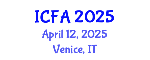 International Conference on Fisheries and Aquaculture (ICFA) April 12, 2025 - Venice, Italy