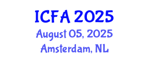 International Conference on Fisheries and Aquaculture (ICFA) August 05, 2025 - Amsterdam, Netherlands
