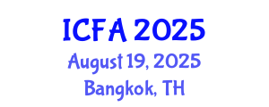 International Conference on Fisheries and Aquaculture (ICFA) August 19, 2025 - Bangkok, Thailand