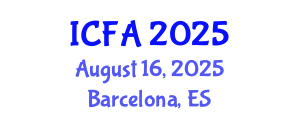 International Conference on Fisheries and Aquaculture (ICFA) August 16, 2025 - Barcelona, Spain