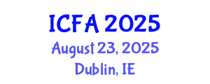 International Conference on Fisheries and Aquaculture (ICFA) August 23, 2025 - Dublin, Ireland
