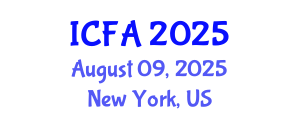 International Conference on Fisheries and Aquaculture (ICFA) August 09, 2025 - New York, United States
