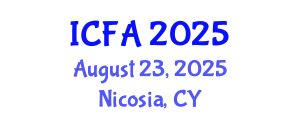 International Conference on Fisheries and Aquaculture (ICFA) August 23, 2025 - Nicosia, Cyprus