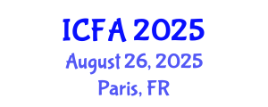 International Conference on Fisheries and Aquaculture (ICFA) August 26, 2025 - Paris, France
