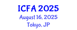 International Conference on Fisheries and Aquaculture (ICFA) August 16, 2025 - Tokyo, Japan