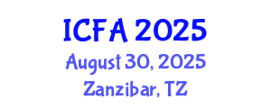 International Conference on Fisheries and Aquaculture (ICFA) August 30, 2025 - Zanzibar, Tanzania
