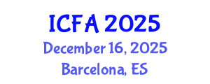 International Conference on Fisheries and Aquaculture (ICFA) December 16, 2025 - Barcelona, Spain