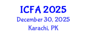 International Conference on Fisheries and Aquaculture (ICFA) December 30, 2025 - Karachi, Pakistan