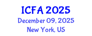 International Conference on Fisheries and Aquaculture (ICFA) December 09, 2025 - New York, United States