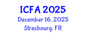 International Conference on Fisheries and Aquaculture (ICFA) December 16, 2025 - Strasbourg, France