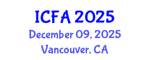 International Conference on Fisheries and Aquaculture (ICFA) December 09, 2025 - Vancouver, Canada