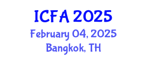 International Conference on Fisheries and Aquaculture (ICFA) February 04, 2025 - Bangkok, Thailand