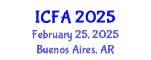 International Conference on Fisheries and Aquaculture (ICFA) February 25, 2025 - Buenos Aires, Argentina