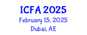 International Conference on Fisheries and Aquaculture (ICFA) February 15, 2025 - Dubai, United Arab Emirates