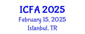 International Conference on Fisheries and Aquaculture (ICFA) February 15, 2025 - Istanbul, Turkey