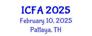 International Conference on Fisheries and Aquaculture (ICFA) February 10, 2025 - Pattaya, Thailand