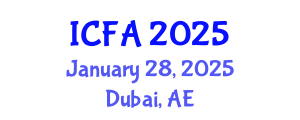 International Conference on Fisheries and Aquaculture (ICFA) January 28, 2025 - Dubai, United Arab Emirates