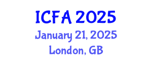 International Conference on Fisheries and Aquaculture (ICFA) January 21, 2025 - London, United Kingdom