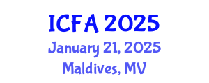 International Conference on Fisheries and Aquaculture (ICFA) January 21, 2025 - Maldives, Maldives