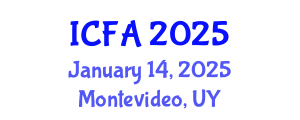 International Conference on Fisheries and Aquaculture (ICFA) January 14, 2025 - Montevideo, Uruguay