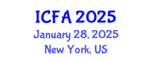 International Conference on Fisheries and Aquaculture (ICFA) January 28, 2025 - New York, United States