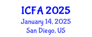 International Conference on Fisheries and Aquaculture (ICFA) January 14, 2025 - San Diego, United States