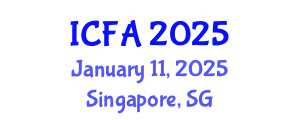 International Conference on Fisheries and Aquaculture (ICFA) January 11, 2025 - Singapore, Singapore