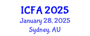 International Conference on Fisheries and Aquaculture (ICFA) January 28, 2025 - Sydney, Australia