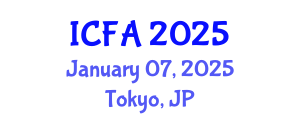 International Conference on Fisheries and Aquaculture (ICFA) January 07, 2025 - Tokyo, Japan