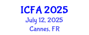 International Conference on Fisheries and Aquaculture (ICFA) July 12, 2025 - Cannes, France