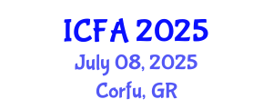 International Conference on Fisheries and Aquaculture (ICFA) July 08, 2025 - Corfu, Greece
