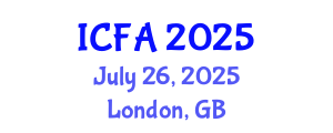 International Conference on Fisheries and Aquaculture (ICFA) July 26, 2025 - London, United Kingdom