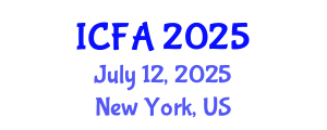 International Conference on Fisheries and Aquaculture (ICFA) July 12, 2025 - New York, United States