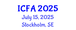 International Conference on Fisheries and Aquaculture (ICFA) July 15, 2025 - Stockholm, Sweden