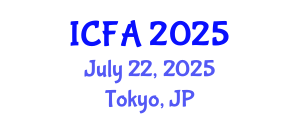 International Conference on Fisheries and Aquaculture (ICFA) July 22, 2025 - Tokyo, Japan