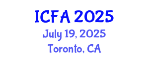 International Conference on Fisheries and Aquaculture (ICFA) July 19, 2025 - Toronto, Canada