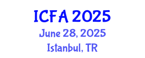 International Conference on Fisheries and Aquaculture (ICFA) June 28, 2025 - Istanbul, Turkey