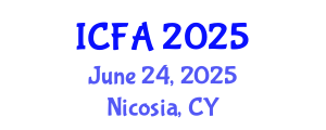 International Conference on Fisheries and Aquaculture (ICFA) June 24, 2025 - Nicosia, Cyprus